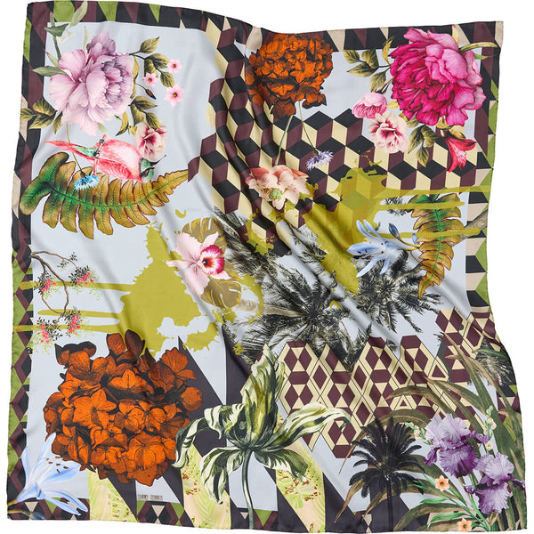 Silkeskjerf Decoupage - Bella Ballou