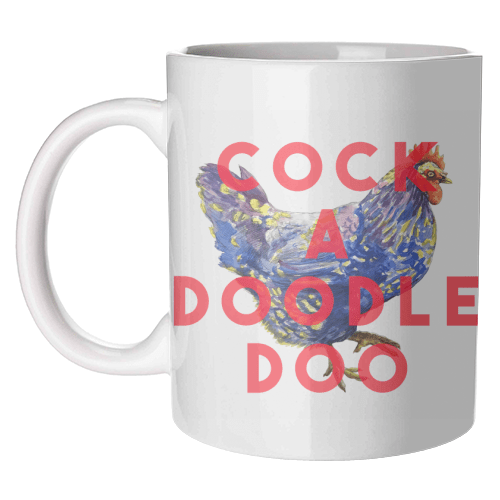 Cock A Doodle Doo Kopp, Keramikkkopp - Art Wow