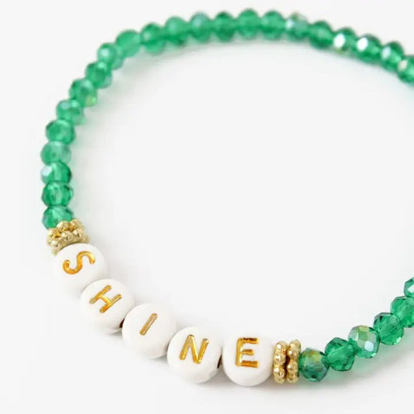 Green 'shine' Bracelet - My Doris