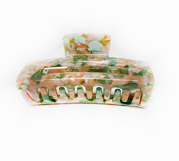 Hårklemme XL - Pink Green