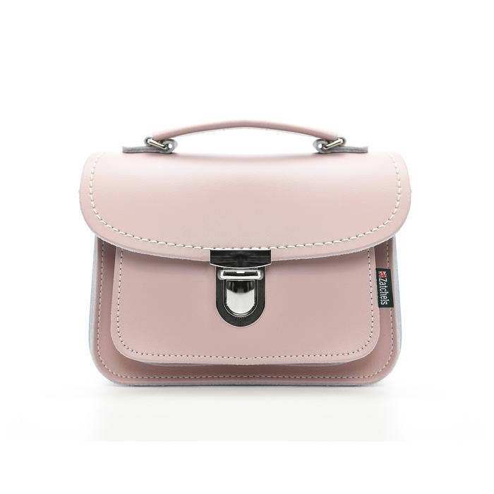 Luna Handmade Leather Bag - Rose Quartz - Zatchels - glott.no