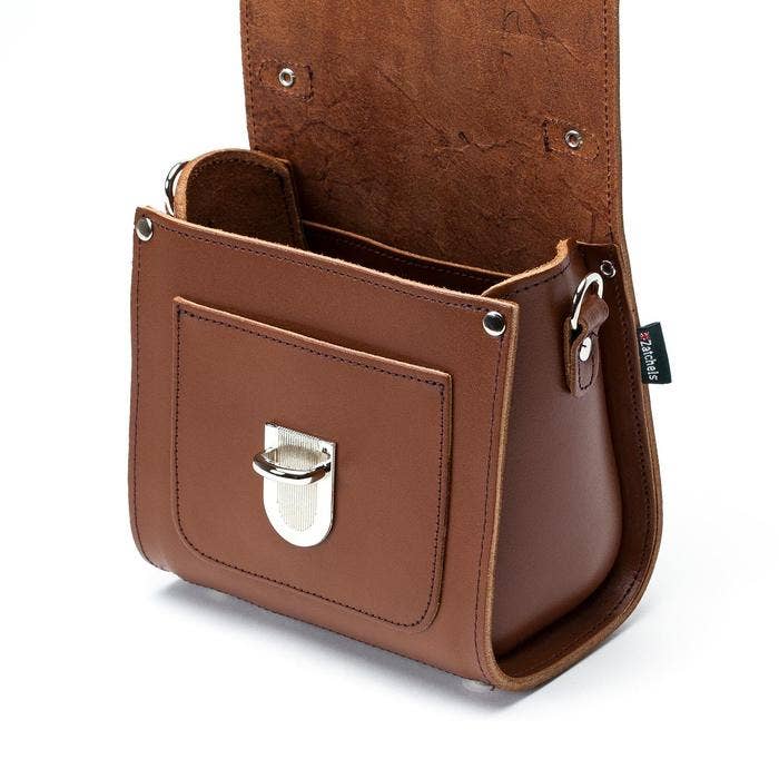 SUGARCUBE HANDBAG CHESNUT PLUS - Zatchels - glott.no