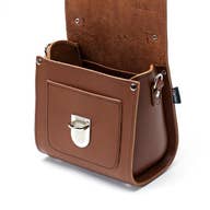 SUGARCUBE HANDBAG CHESNUT SMALL - Zatchels - glott.no