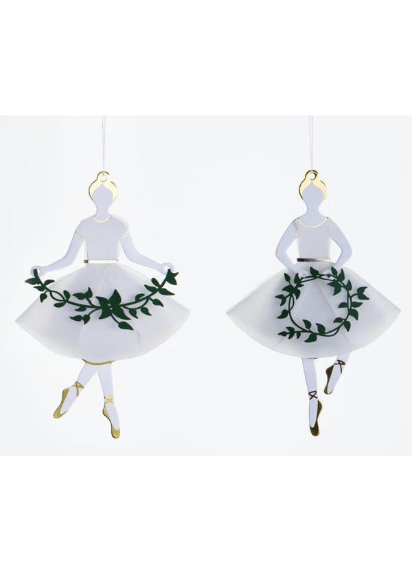 Juledekorasjoner - Sett med 2 ballerinaer - Jette Frölich Design