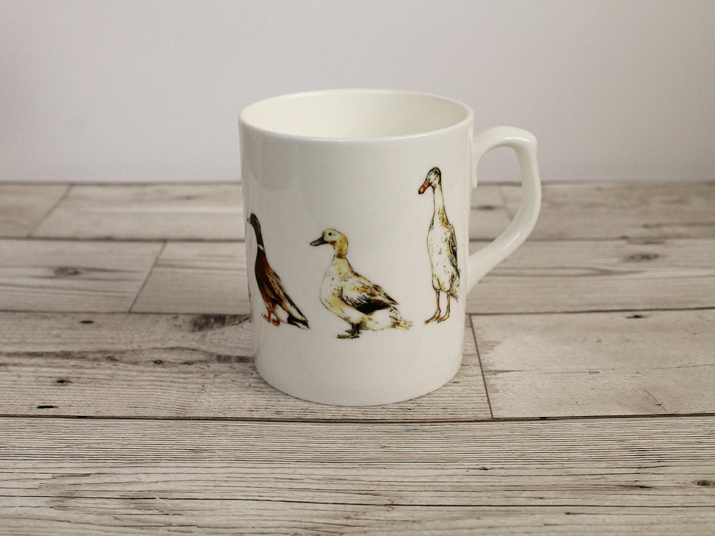 Ducks Bone China Mug - Gemma Keith - glott.no