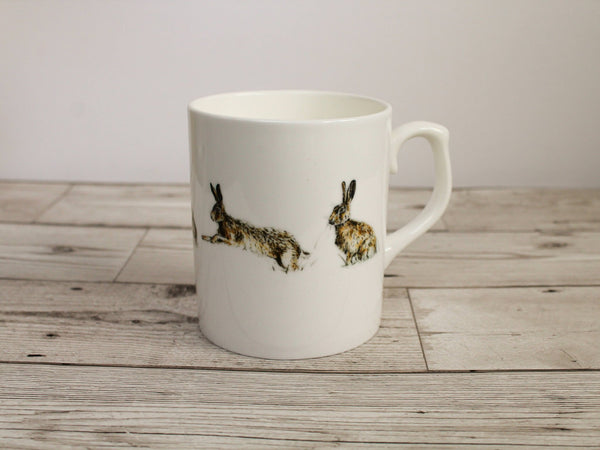 Hares Bone China Mug - Gemma Keith