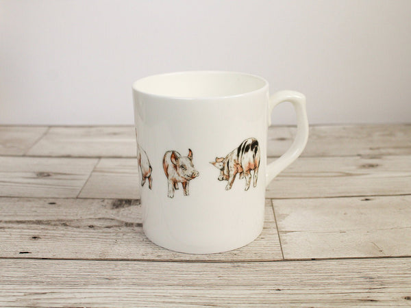 Piglets Bone China Mug - Gemma Keith