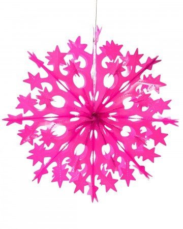 Starry Snowflake Hanging Decoration - Acorn & Will - glott.no