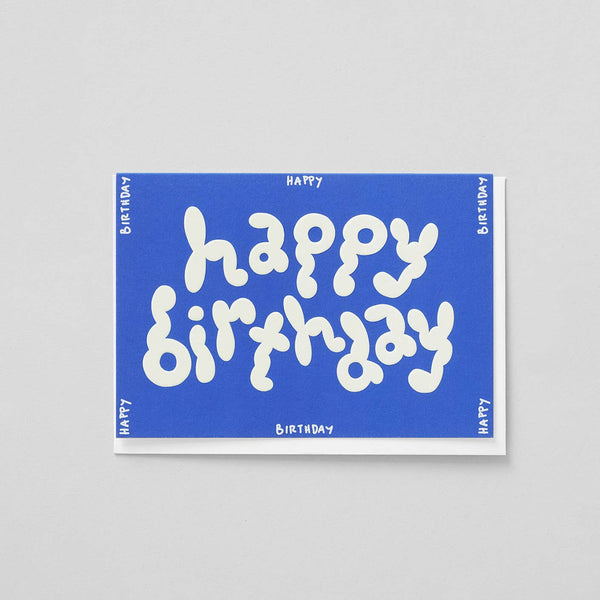 Happy Birthday Embossed Greetings Card