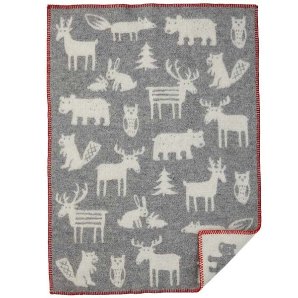 Forest grey Barnepledd - Klippan