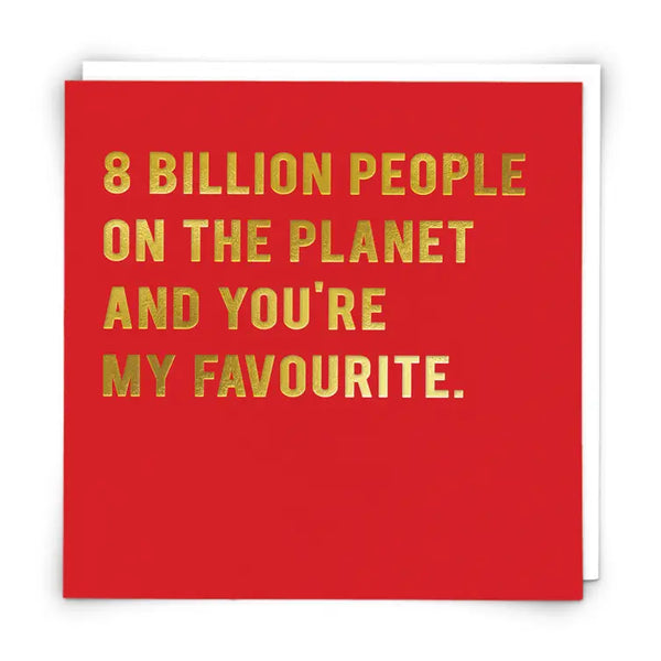 Kort 8 Billion - Redback cards