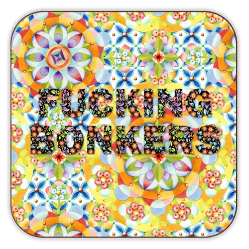 Fucking Bonkers  Drikkebrikke - Art Wow