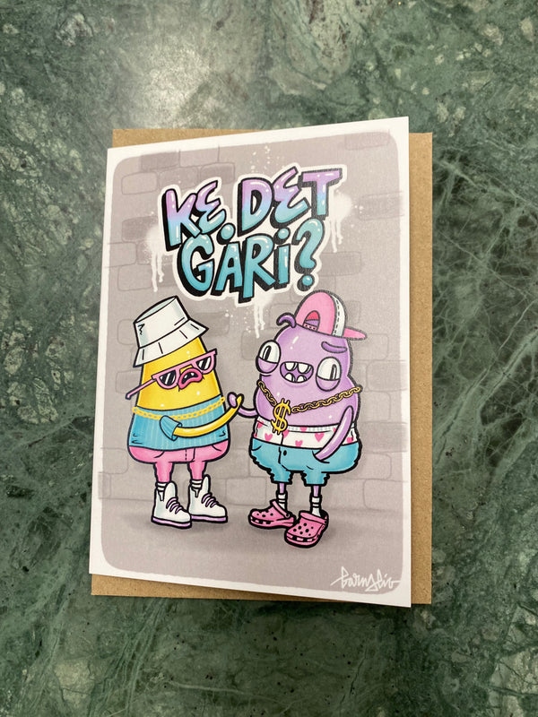 Ke Det Går I kort - Barnslig Art