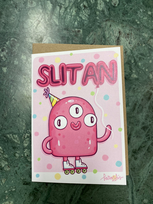 Slitan kort - Barnslig Art