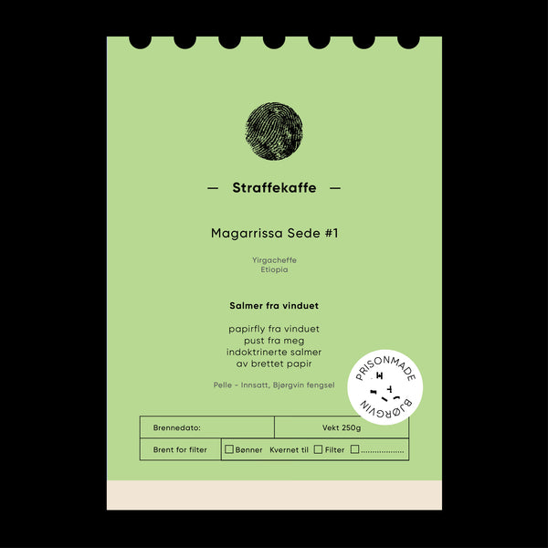 Kaffe - Magarrissa Sede #1 - Etiopia - Straffekaffe