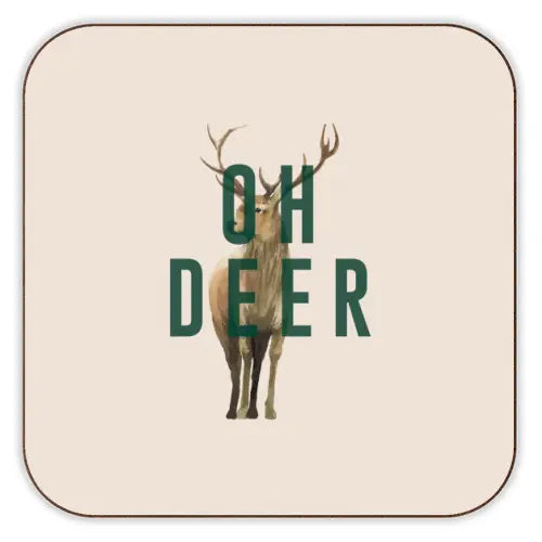 Oh Deer Drikkebrikke - Art Wow