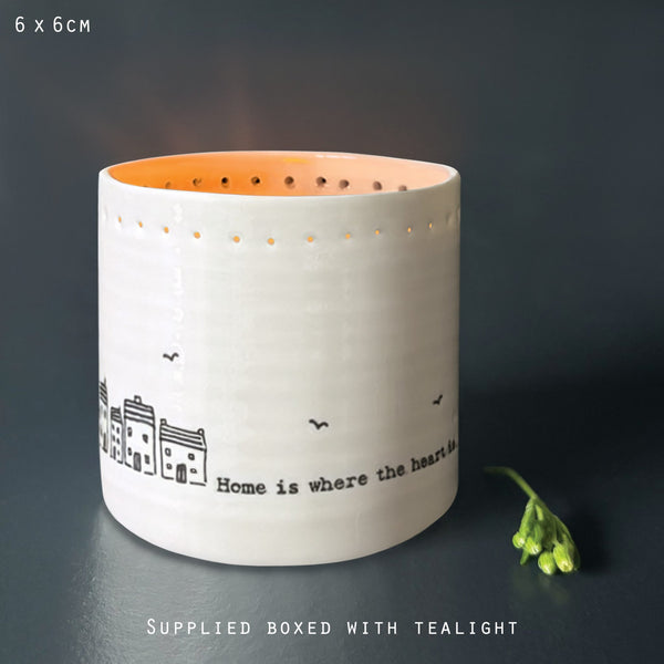 Telys holder - Home is where the heart is - East Of India