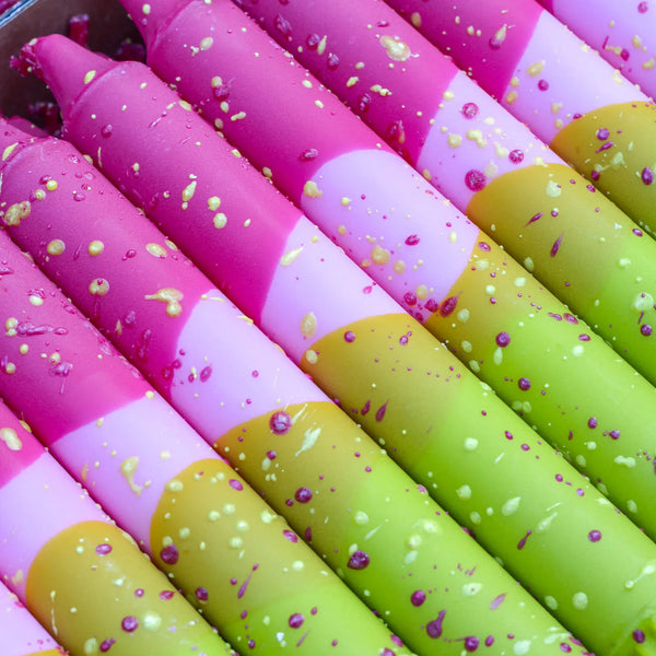 Stearinlys - Tulips & Olive Garden Confetti - Nordtrice Candles