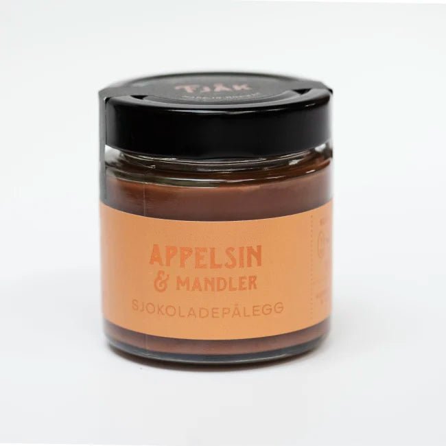 Appelsin og Mandler - Sjokoladepålegg - Fjåk - glott.no