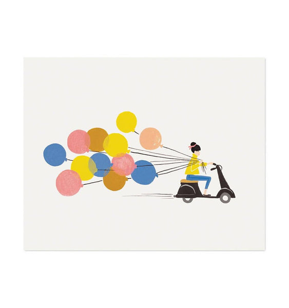 Balloon Ride Print - Rifle Paper Co. - glott.no