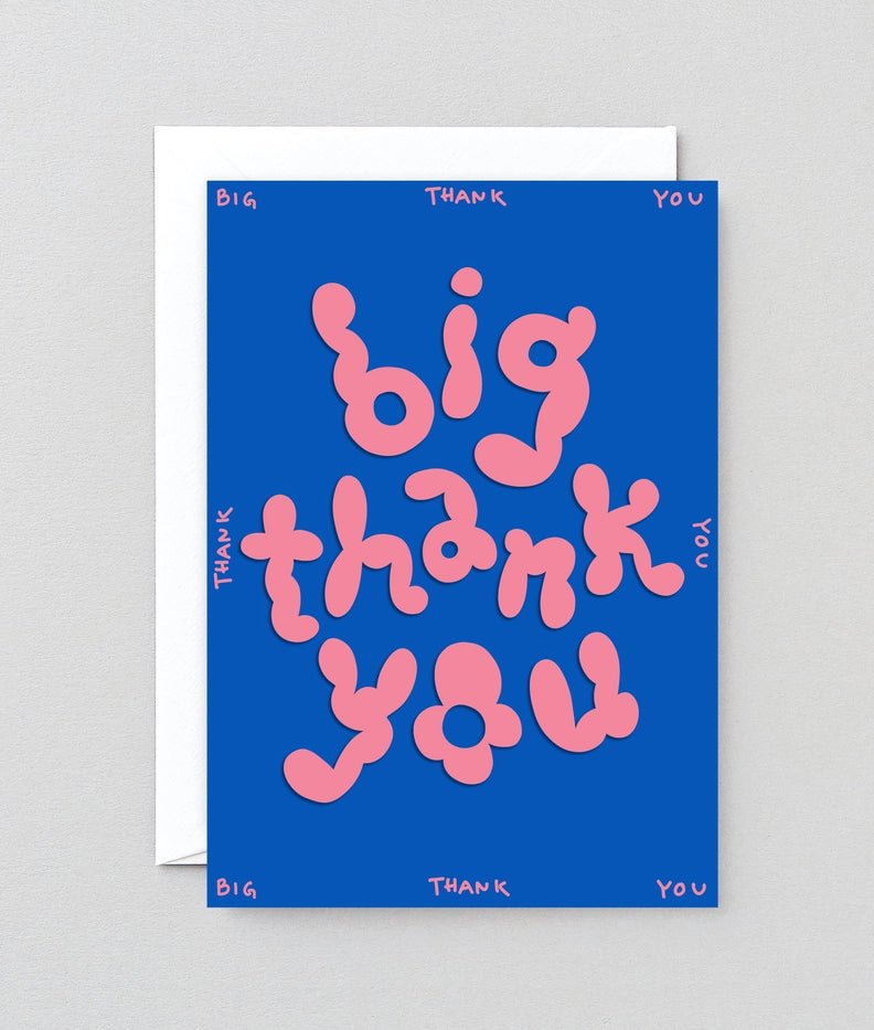 'Big Thank You' kort - Wrap - glott.no