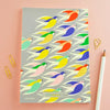 'Birds Inflight' A5 Notebook - Elvira Designs - glott.no