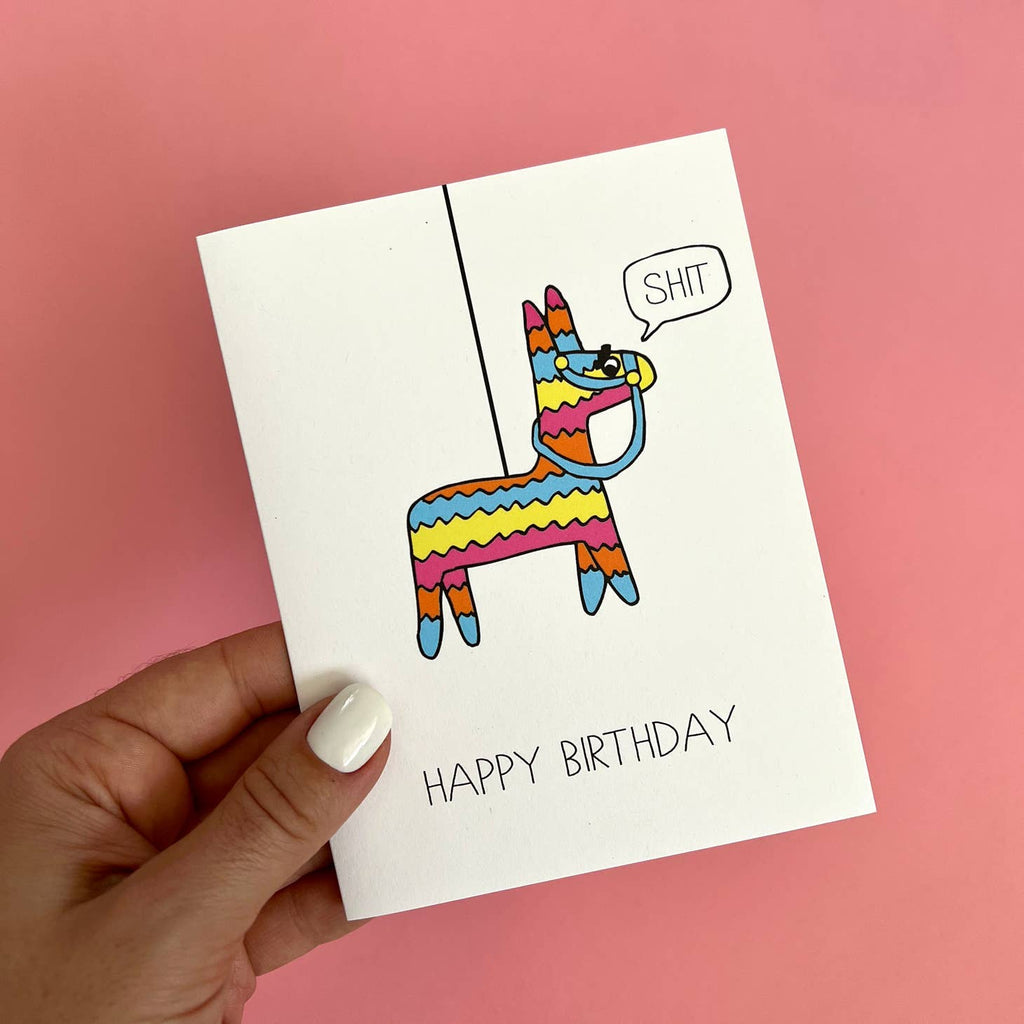 Birthday - Pinata Card - Unblushing - glott.no