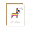 Birthday - Pinata Card - Unblushing - glott.no