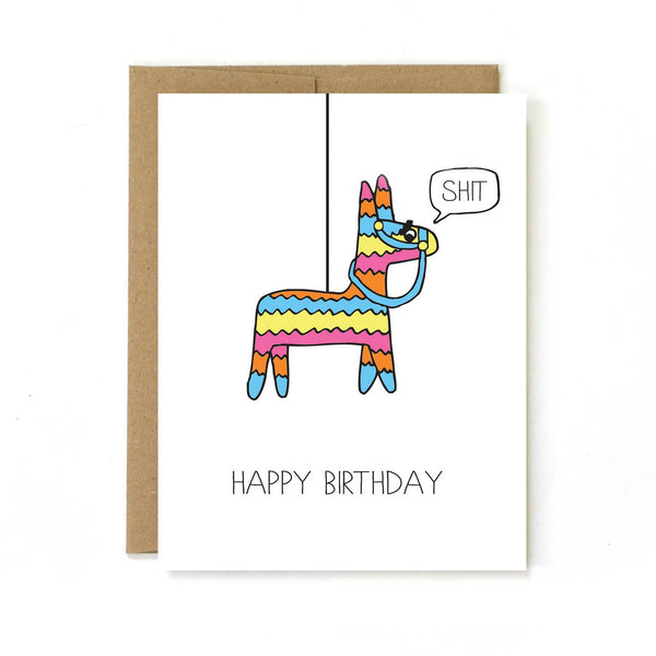 Birthday - Pinata Card - Unblushing - glott.no