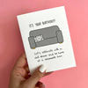 Birthday - Reasonable Hour Card - Unblushing - glott.no