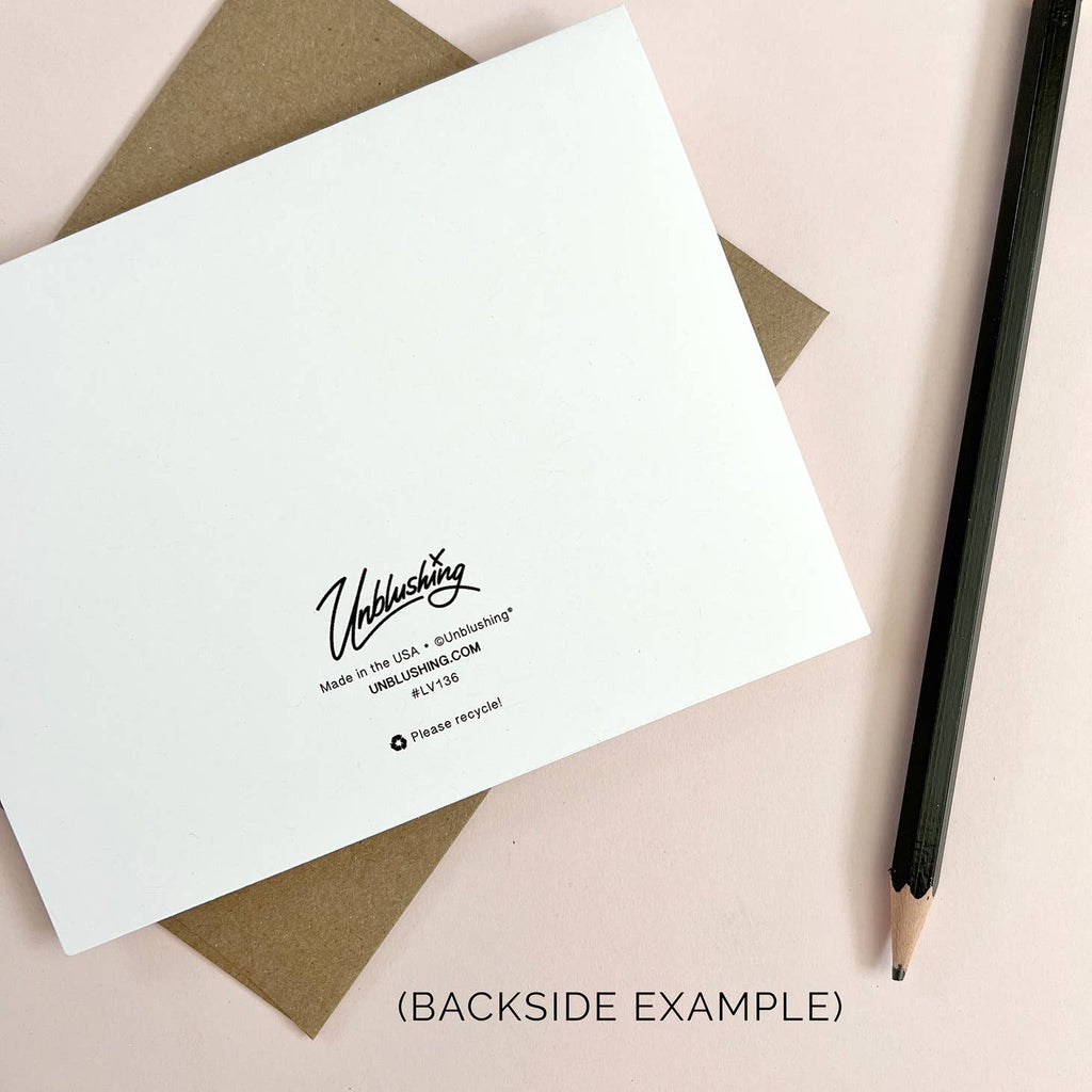 Birthday - Reasonable Hour Card - Unblushing - glott.no
