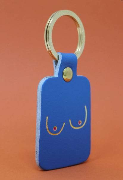 Boob leather key Cornflower - Ark Colour Design - glott.no