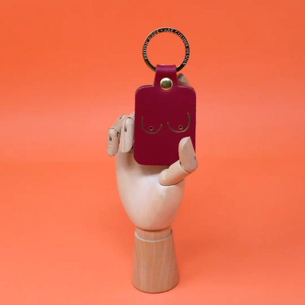 Nøkkelring - Boob Magenta - Ark Colour Design