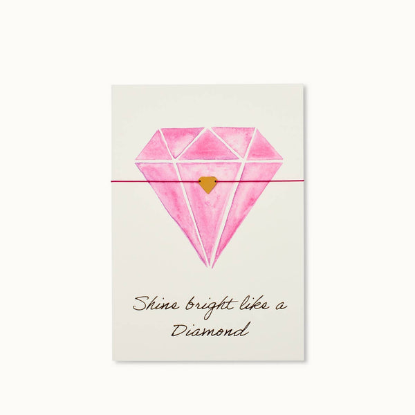Bracelet Card - Diamond - By Vivi - glott.no