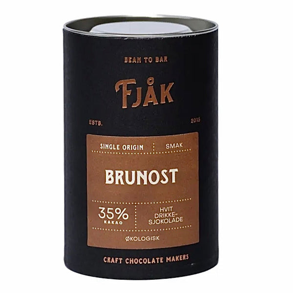 Brunost - Hvit Drikkesjokolade - Fjåk - glott.no