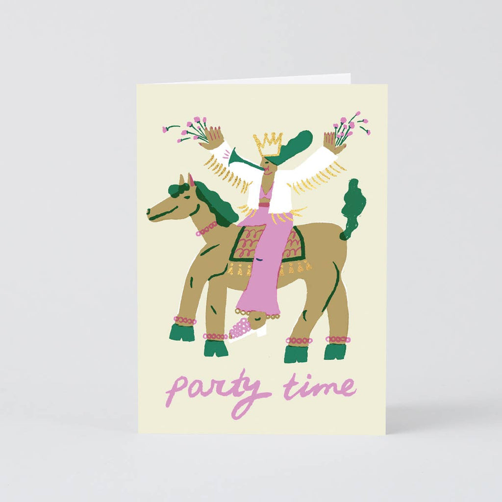 Bursdagskort ‘Party Time’ - Wrap - glott.no