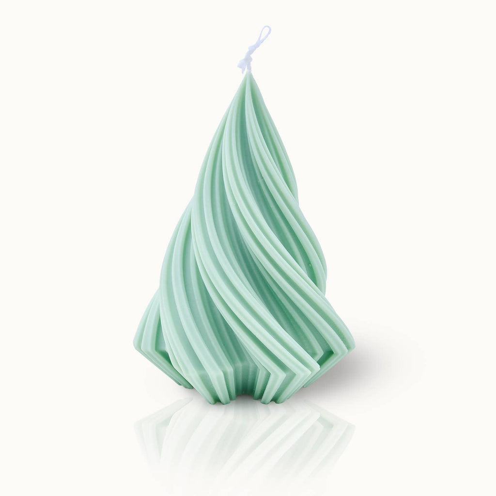 Candle Christmas Tree Green - By Vivi - glott.no