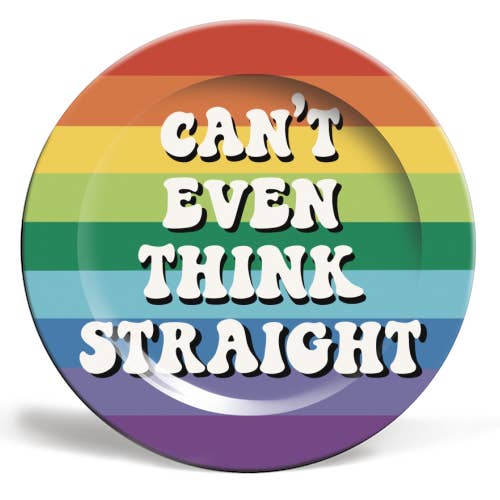 Can't Even Think Straight - 6 Inch Plate - Pearl & Clover - glott.no