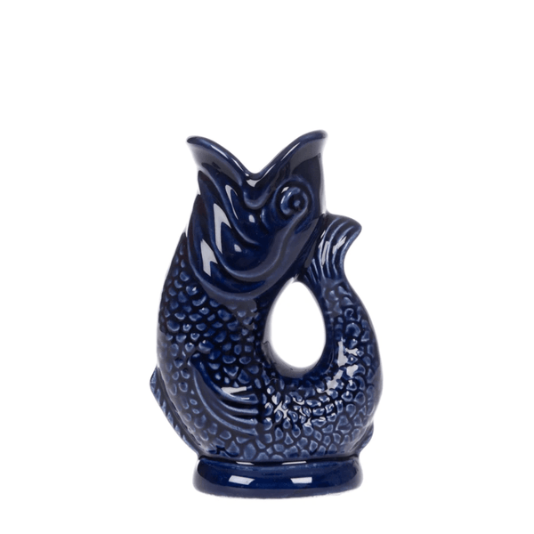 Cobalt blue Mini Gluggle Jug - glott.no