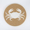 Cork Placemat Set | Crab - Liga - glott.no