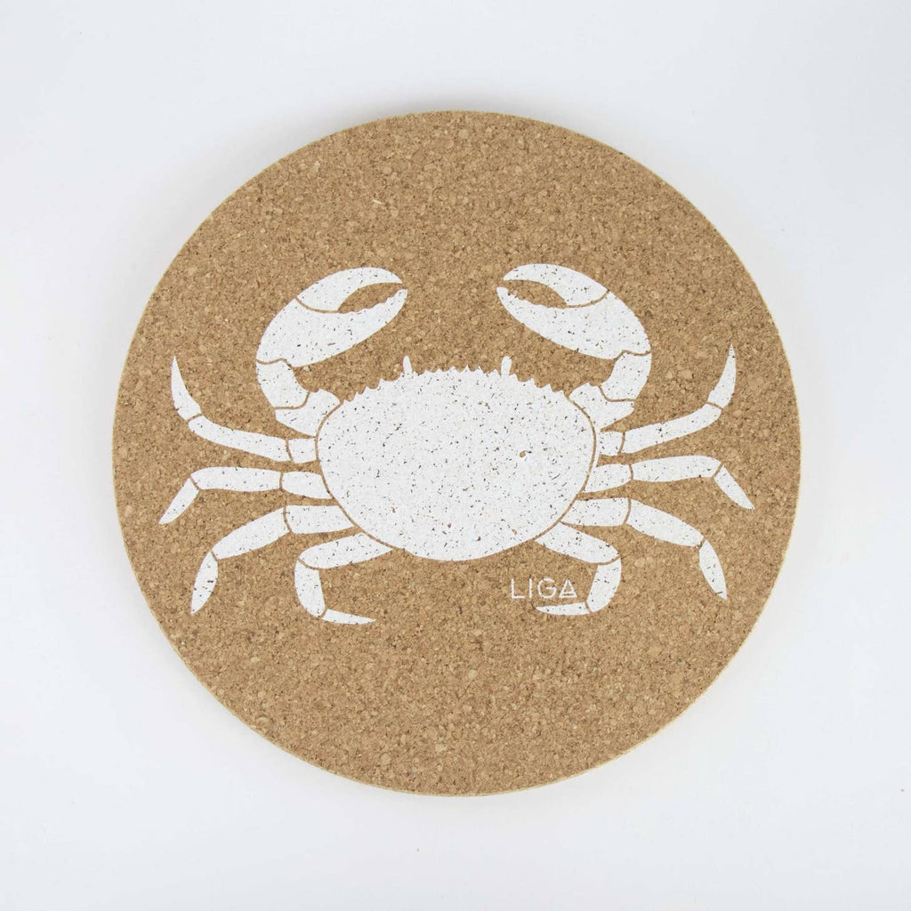 Cork Placemat Set | Crab - Liga - glott.no