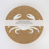 Cork Placemat Set | Crab - Liga - glott.no