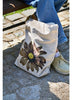 Crossbody Fløyelsveske Beige - Vanilla Fly - glott.no