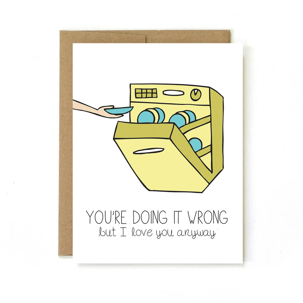 Dishwasher Card - Unblushing - glott.no