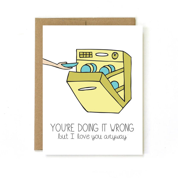 Dishwasher Card - Unblushing - glott.no
