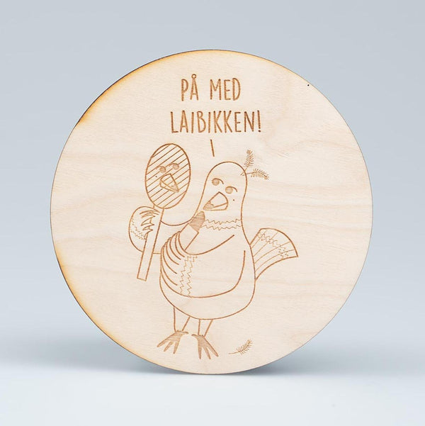 Drikkebrikke På med laibikken - Nordnes Verksteder
