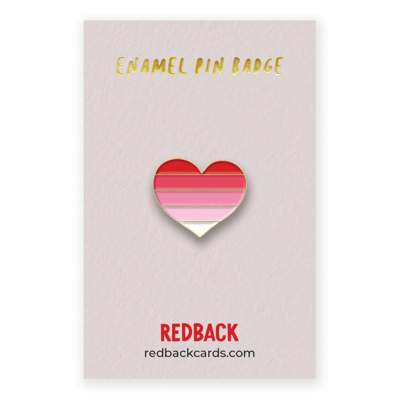 Enamel Pin Badge - Redback cards - glott.no