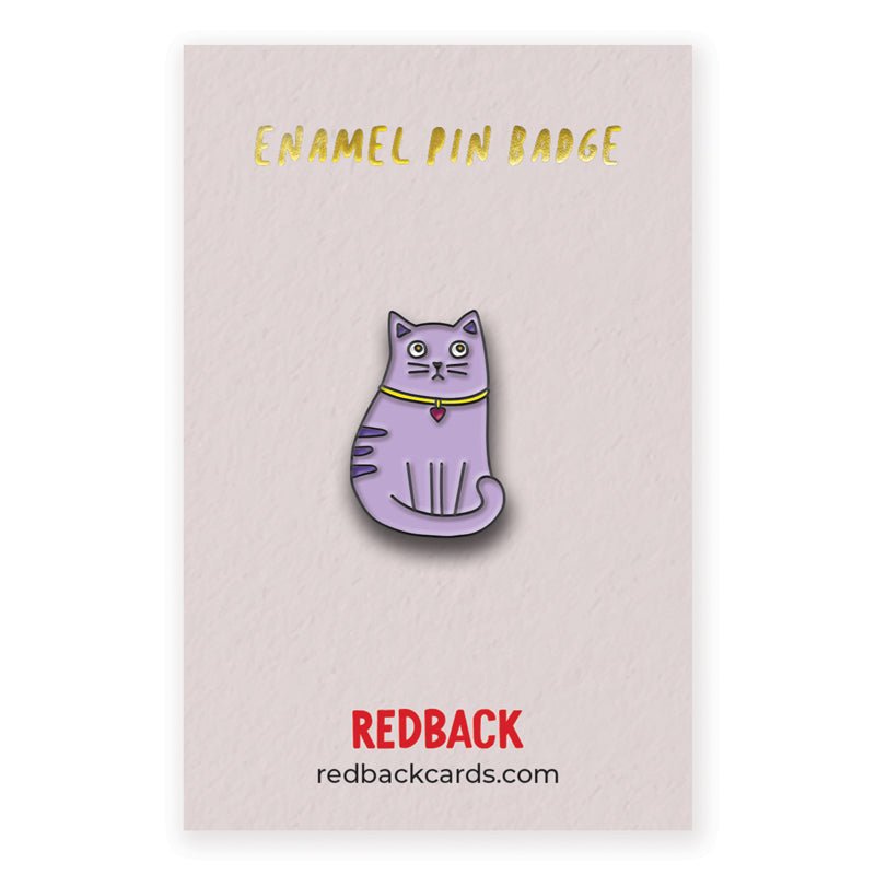 Enamel Pin Badge - Redback cards - glott.no
