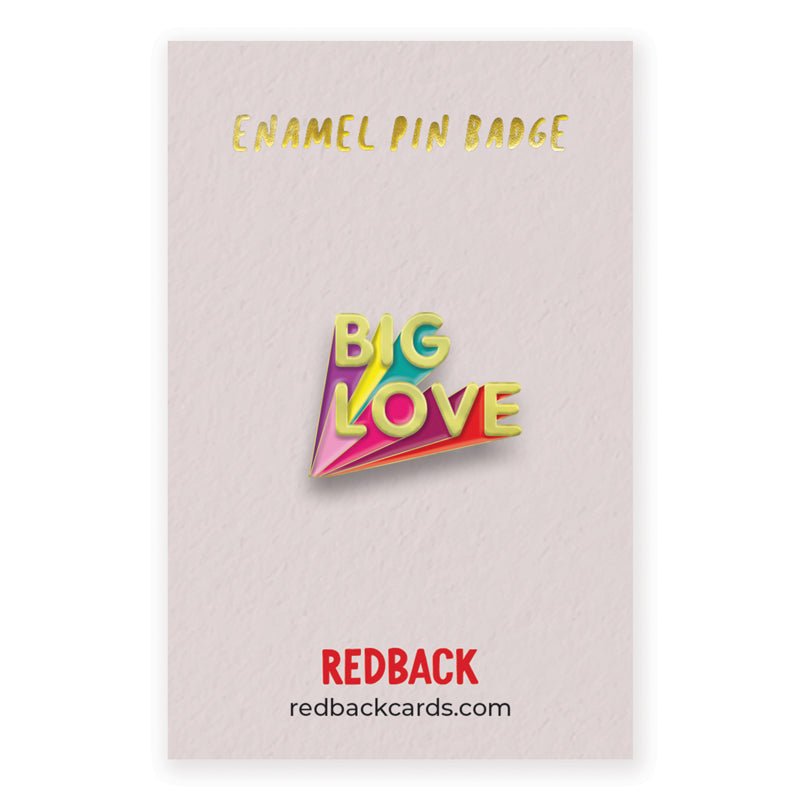 Enamel Pin Badge - Redback cards - glott.no