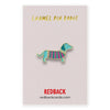 Enamel Pin Badge - Redback cards - glott.no
